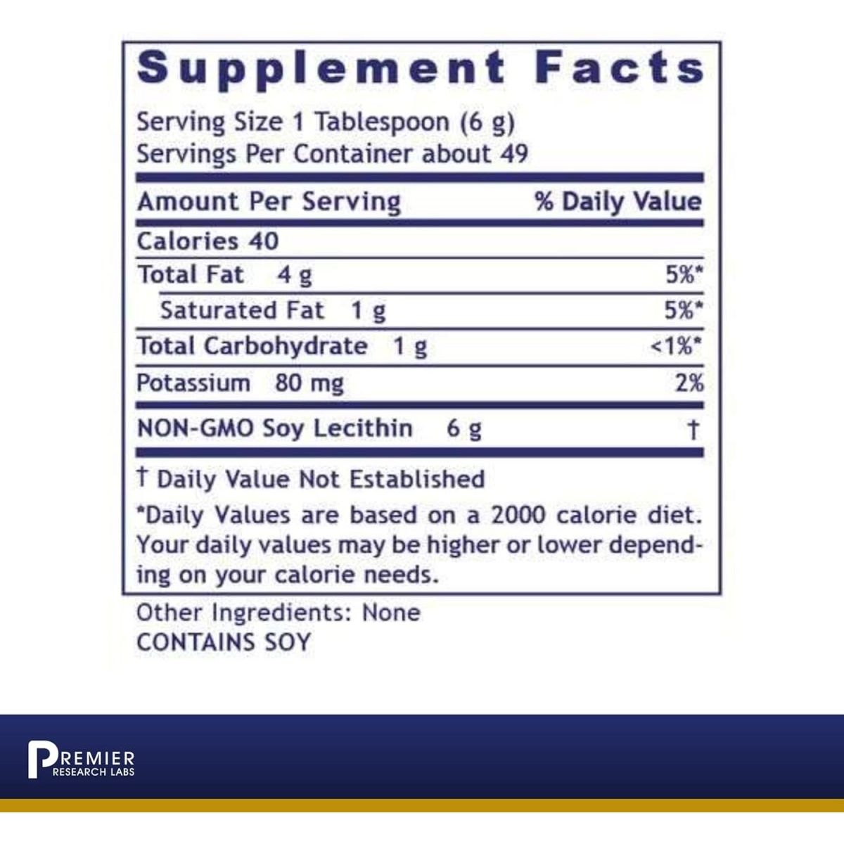 Premier Research Labs Lecithin Granules - Soy Lecithin Granules, Lecithin Supplement,10 Oz - Suppviv