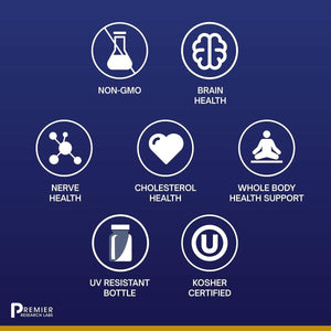 Premier Research Labs Lecithin Granules - Soy Lecithin Granules, Lecithin Supplement,10 Oz - Suppviv