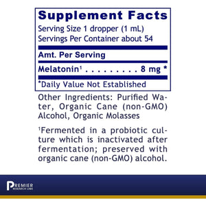 Premier Research Labs Melatonin - Nd - Fermented Melatonin 2 Fl Oz - 54 Servings - Suppviv