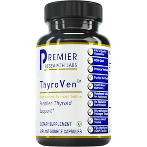 Premier Research Labs Thyroven - Thyroid Support for Women & Men 60 Capsules 1 PACK - Suppviv
