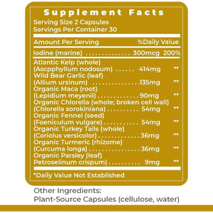 Premier Research Labs Thyroven - Thyroid Support for Women & Men 60 Capsules 1 PACK - Suppviv