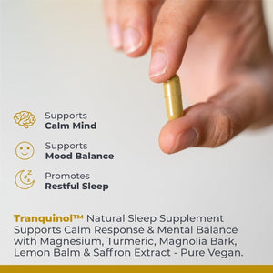 Premier Research Labs Tranquinol | Natural Sleep Aid Supplement 90 Capsules - Suppviv