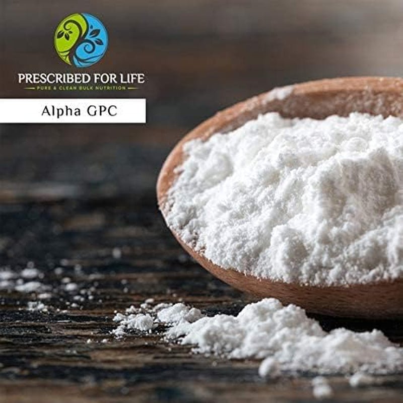 Prescribed for Life Alpha GPC Powder | Choline Supplement for Cognitive Function and Healthy Memory & Brain Support | (4Oz / 113G) - Suppviv