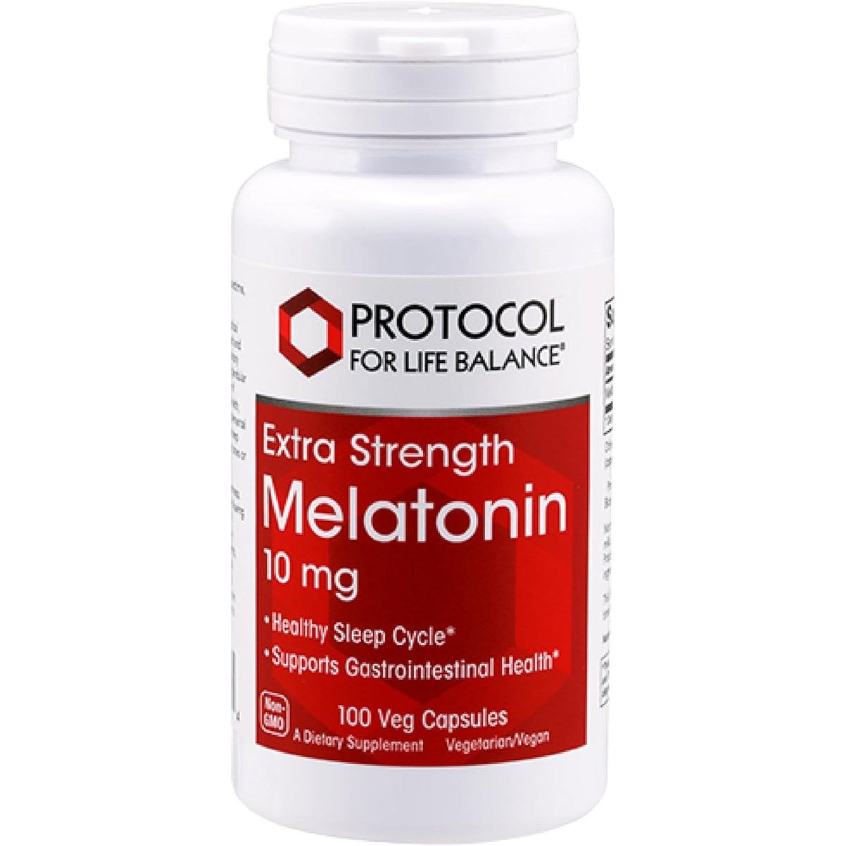 Protocol Melatonin Extra Strength - 10 Mg Melatonin - Sleeping Support 100 Capsules - Suppviv