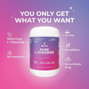 Pure L - Theanine Powder - Natural L - Theanine Supplement 1250 Servings (266 Grams) - Suppviv