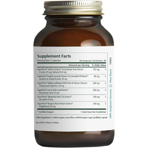 Pure Synergy Radiant Mood with Saffron, Lemon Balm, and Magnolia Bark (60 Capsules) - Suppviv