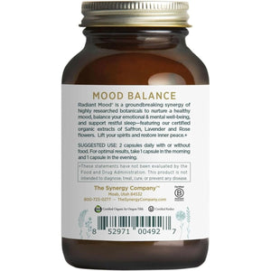 Pure Synergy Radiant Mood with Saffron, Lemon Balm, and Magnolia Bark (60 Capsules) - Suppviv