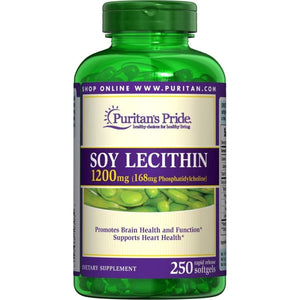 Puritan'S Pride Soy Lecithin 1200 Mg, 250Count - Suppviv