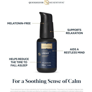 Quicksilver Scientific Lipocalm - Liposomal GABA with Herbs for Relaxation Support (1.7Oz / 50Ml) - Suppviv