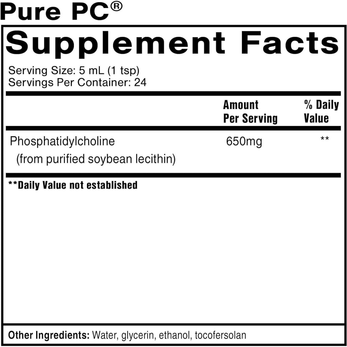 Quicksilver Scientific Micellized Pure PC - Phosphatidylcholine Liquid Supplement to Support Cellular & Liver Health (4Oz / 120Ml) - Suppviv