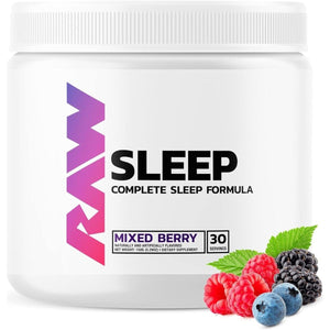 RAW Natural Sleep Aid Supplement - Relaxation Enhancer & Mood Support - 30 Servings - Suppviv