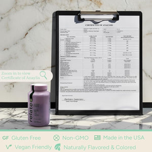 Relate Sleep Daily Gummies - Mushroom & Infused Sleep Support 60 Count - Suppviv