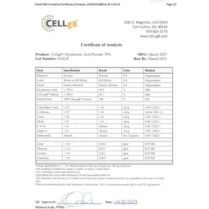 Renue by Science Hyaluronic Acid | 90 Acido Hialuronico Capsules - 150Mg | Non - Gmo | - Suppviv