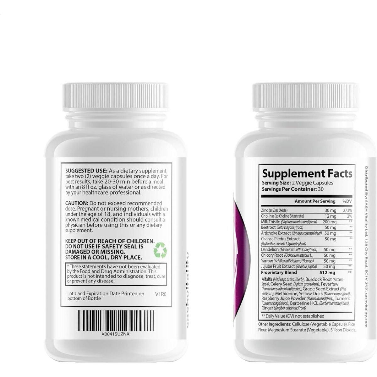 SashVitality - Liver Support - Suppviv