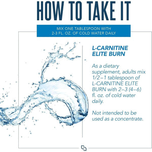 Siren Labs L - Carnitine Elite Burn Liquid Keto Fat Burner and Metabolism Activator (32 Servings) - Suppviv