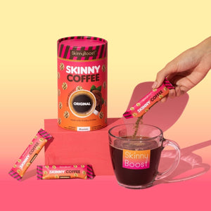 Skinny Boost Skinny Coffee - (Unflavored) Instant Sticks (28 Packets) - Suppviv
