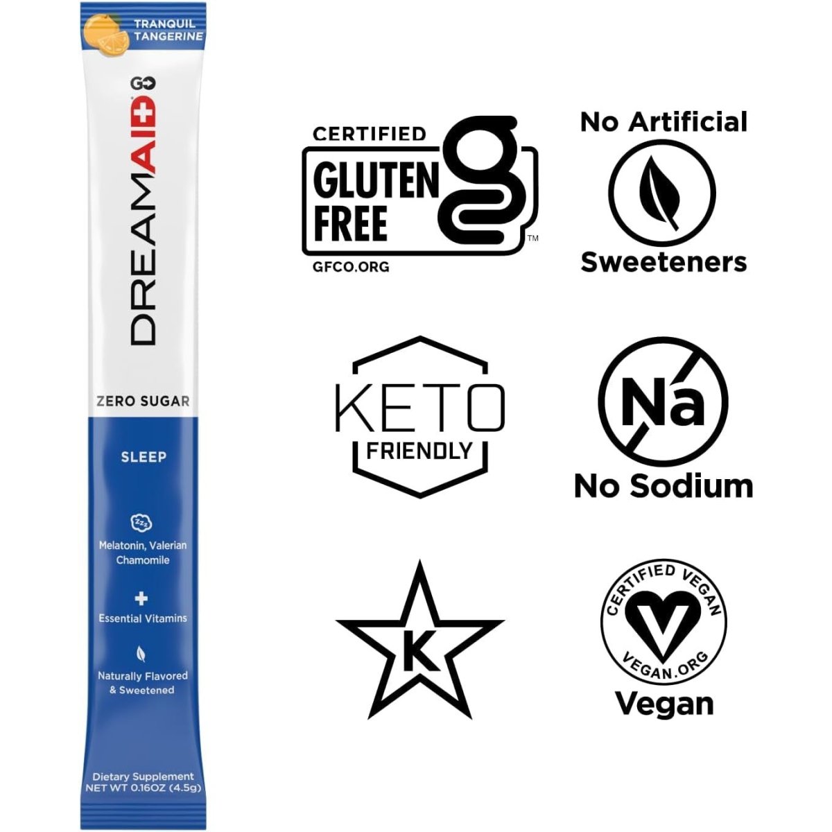 Sleep Aid Drink with Melatonin + Chamomile - Helps Adults Fall Asleep Faster 30 Count - Suppviv