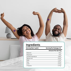 Sleep Patches for Adults - Premium Ingredients Upgraded 42 Patches Set - Suppviv