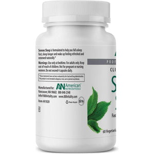 Sleep Serene Sleep Aid - for Adults - Melatonin 3Mg 60 Capsules - Suppviv