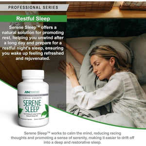 Sleep Serene Sleep Aid - for Adults - Melatonin 3Mg 60 Capsules - Suppviv