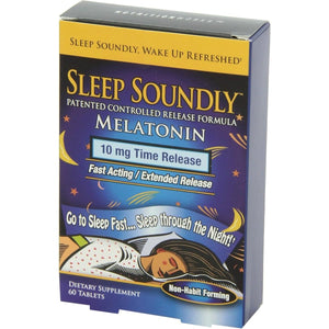 Sleep Soundly Melatonin 10Mg - Fast Acting & Extended Release Sleep Formula - Suppviv