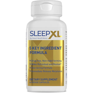 Sleepxl Sleep Supplement Non - Habit - Forming Formula (60 Capsules) - Suppviv