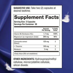 Sleepxl Sleep Supplement Non - Habit - Forming Formula (60 Capsules) - Suppviv