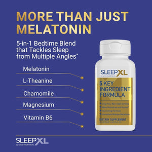 Sleepxl Sleep Supplement Non - Habit - Forming Formula (60 Capsules) - Suppviv