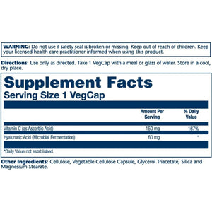 SOLARAY Hyaluronic Acid Triple Strength - Joint Health Support - 30 Servings, - Suppviv