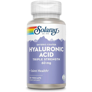 SOLARAY Hyaluronic Acid Triple Strength - Joint Health Support - 30 Servings, - Suppviv