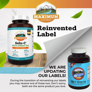 Solu - C with Green Tea, 120 Capsules - Suppviv
