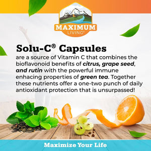 Solu - C with Green Tea, 120 Capsules - Suppviv