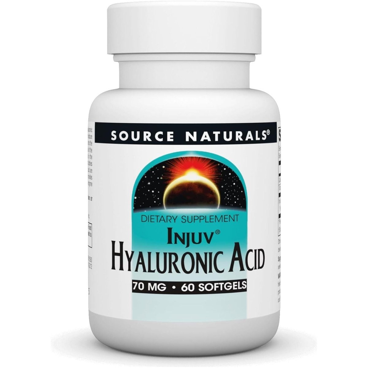 Source Naturals Hyaluronic Acid Injuv 70Mg - 60 Softgels - Suppviv