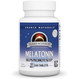 Source Naturals Sleep Science Melatonin - 10 Mg - 240 Tablets - Suppviv
