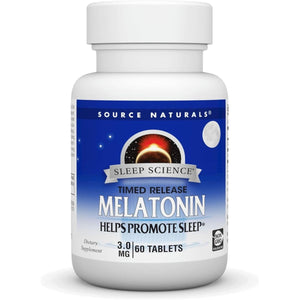 Source Naturals Sleep Science Melatonin* - 3 Mg, 60 Tablets - Suppviv