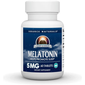 Source Naturals Sleep Science Melatonin 5 Mg - 60 Tablets - Suppviv