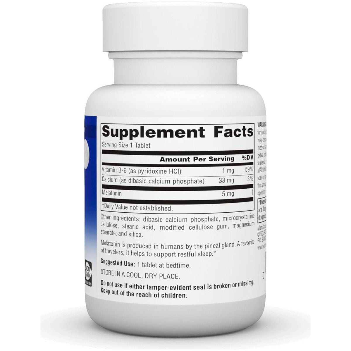 Source Naturals Sleep Science Melatonin 5 Mg - 60 Tablets - Suppviv