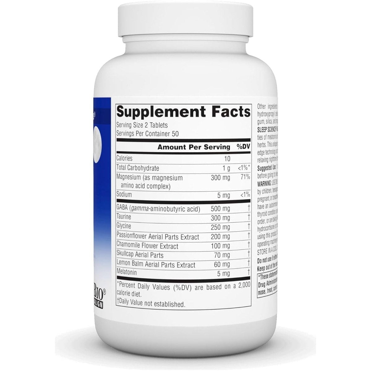 Source Naturals Sleep Science Nightrest with Melatonin - 100 Tablets - Suppviv