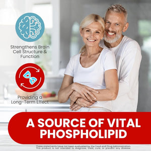 Soy Free Phosphatidylserine 100Mg - Phosphatidylserine Supplement from Sunflower Lecithin 90 Softgels - Suppviv