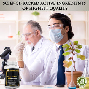 Soy Lecithin Capsules 1200Mg (One a Day, 100 Softgels) Immune Support Supplement by Neonutrix - Suppviv