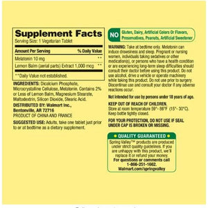 Spring Valley Extra Strength Melatonin Tablets 10 Mg 240 Count - Suppviv