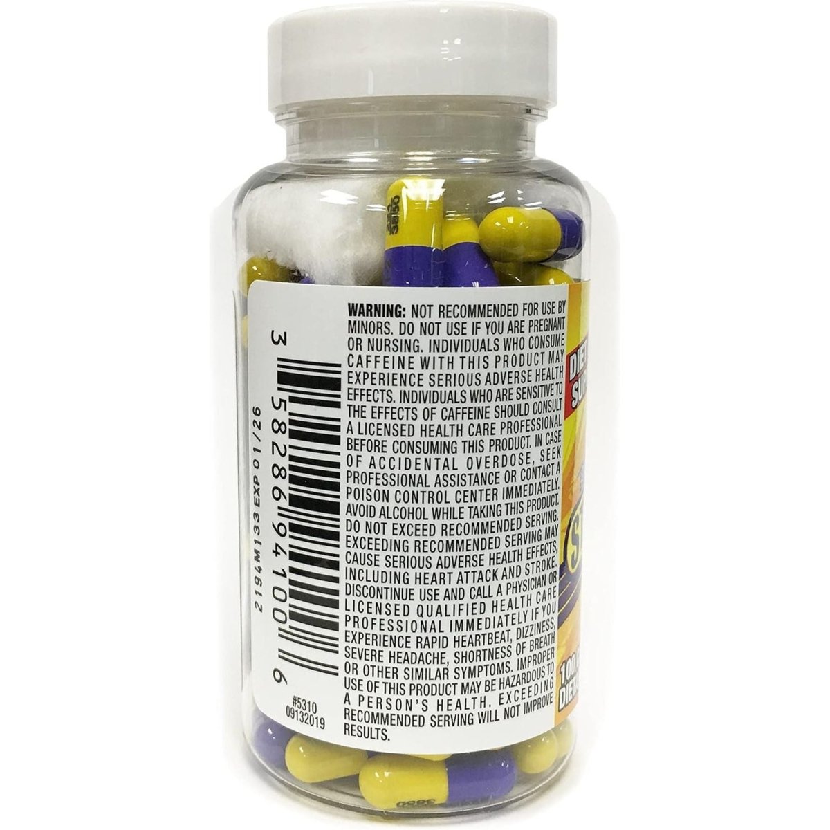 Stacker 2 Fat Burner Capsules, Ephedra Free, 100 - Count Bottle - Suppviv