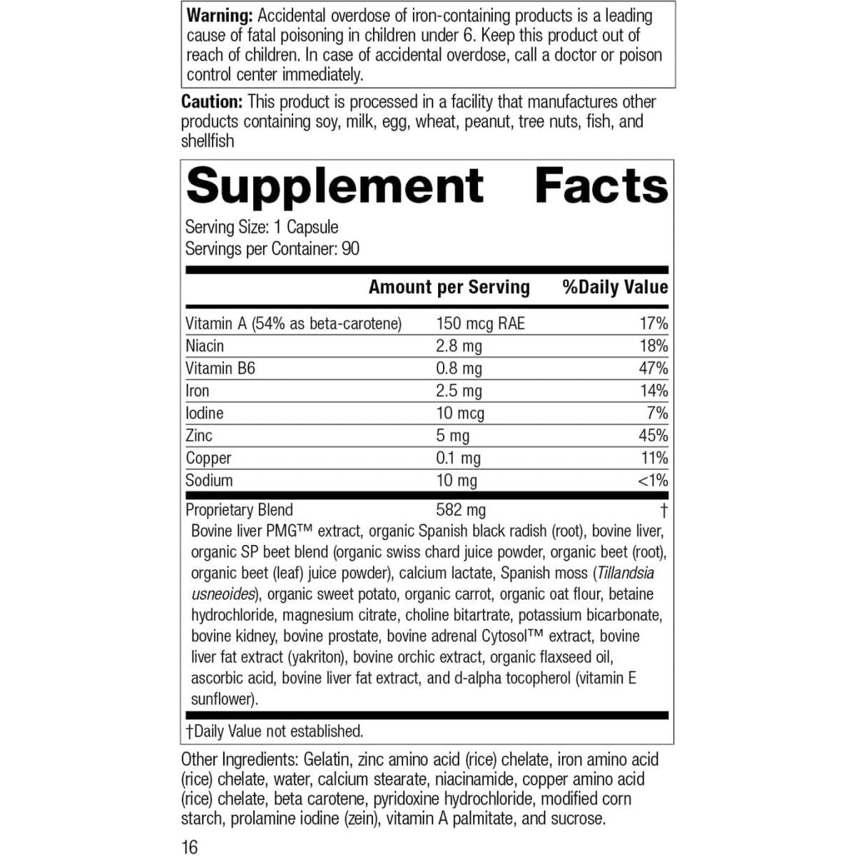 Standard Process Livaplex - Whole Food Bowel, Digestion and Digestive Health, Liver Health and Gallbladder Support (90 Capsules) - Suppviv