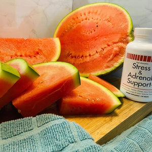 Stress and Adrenal Support - 90 Chewable Tablets - Citrusy Orange Flavor - Easily Digestible - Suppviv