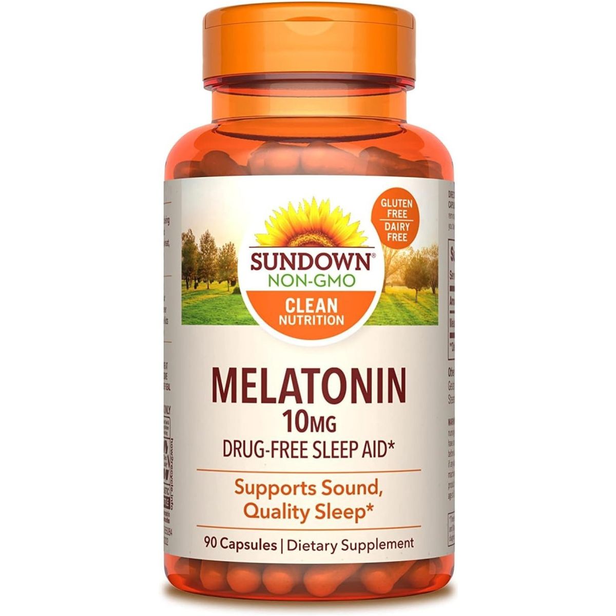 Sundown Melatonin 10 Mg - 90 Capsules - Suppviv