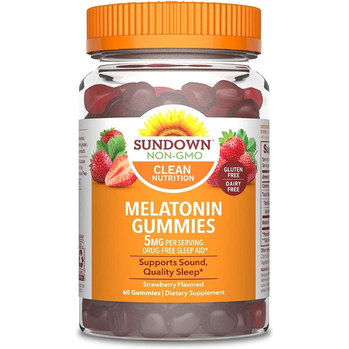 Sundown Melatonin 5Mg Gummies for Sleep Support 60 Count - Suppviv