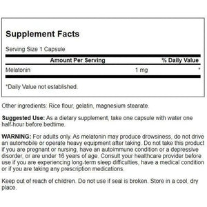 Swanson Melatonin - Sleep and Rela Ation 120 Capsules - Suppviv