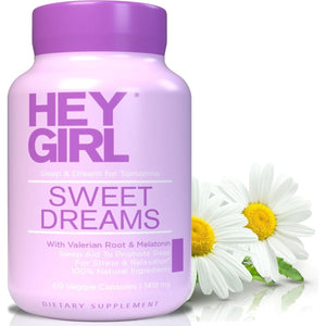 Sweet Dreams Sleep Aid - Sleeping Pills with Natural Melatonin 60 Capsules - Suppviv