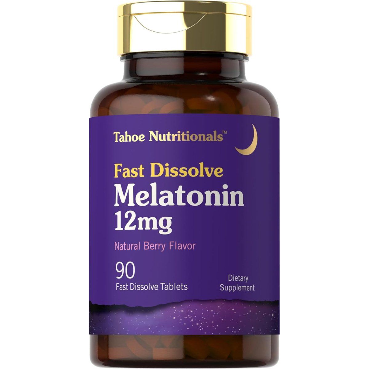 Tahoe Nutritionals Melatonin 12Mg - 90 Fast Dissolve Tablets - Suppviv