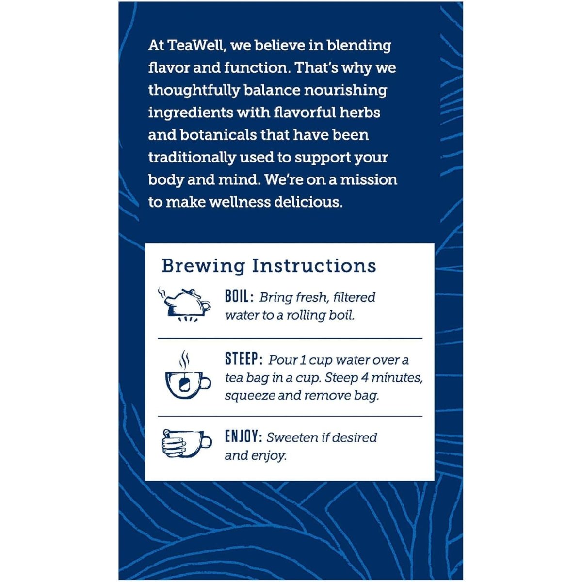 Teawell Sleep Wellness Tea, 12 Count - Suppviv
